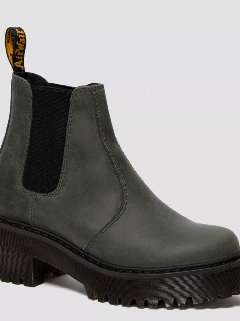 Dr. Martens ROMETTY slate Moldova Leather Chelsea Lug Boot